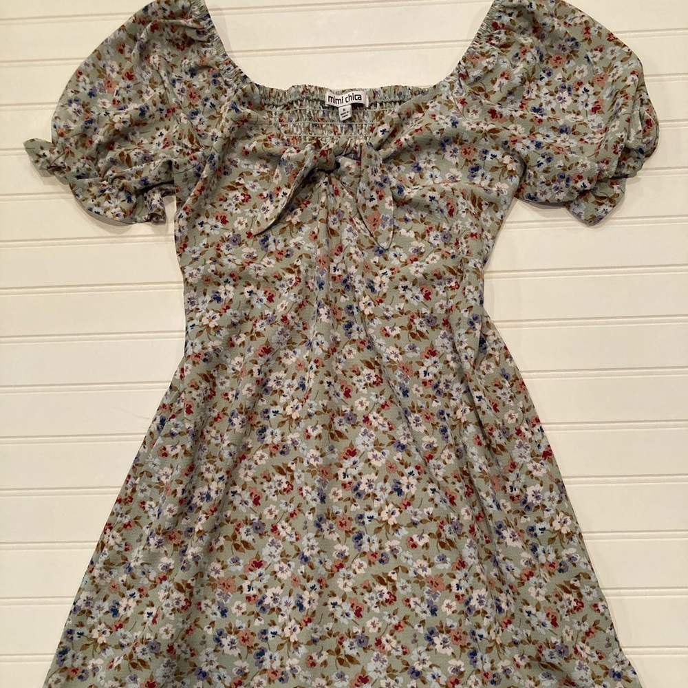 Blue flower dress